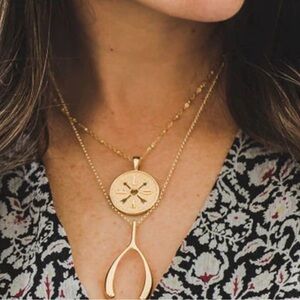 Jane Win Wishbone charm